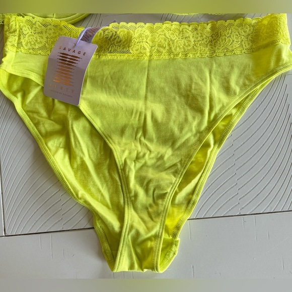 NWT Savage X Fenty Cotton Essentials Unlined Bra and Panty Set. - Picture 6 of 11